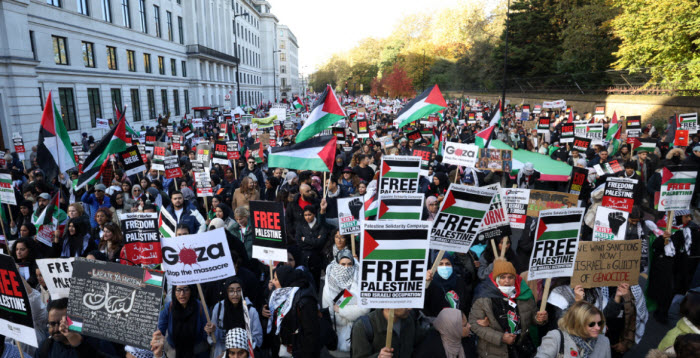  مظاهرات حاشدة حول العالم دعماً لغزة